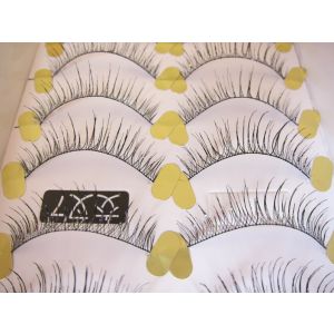 Jaymay Handmade False Glitter Eyelashes #Cross7 (10 pairs)